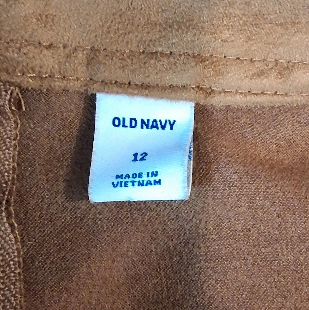 Old Navy Brown Suede Western Women's Mini Skirt Size 12